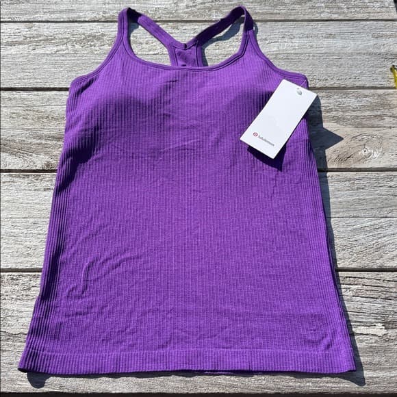 Lululemon Ebb to Street Tank Top Purple